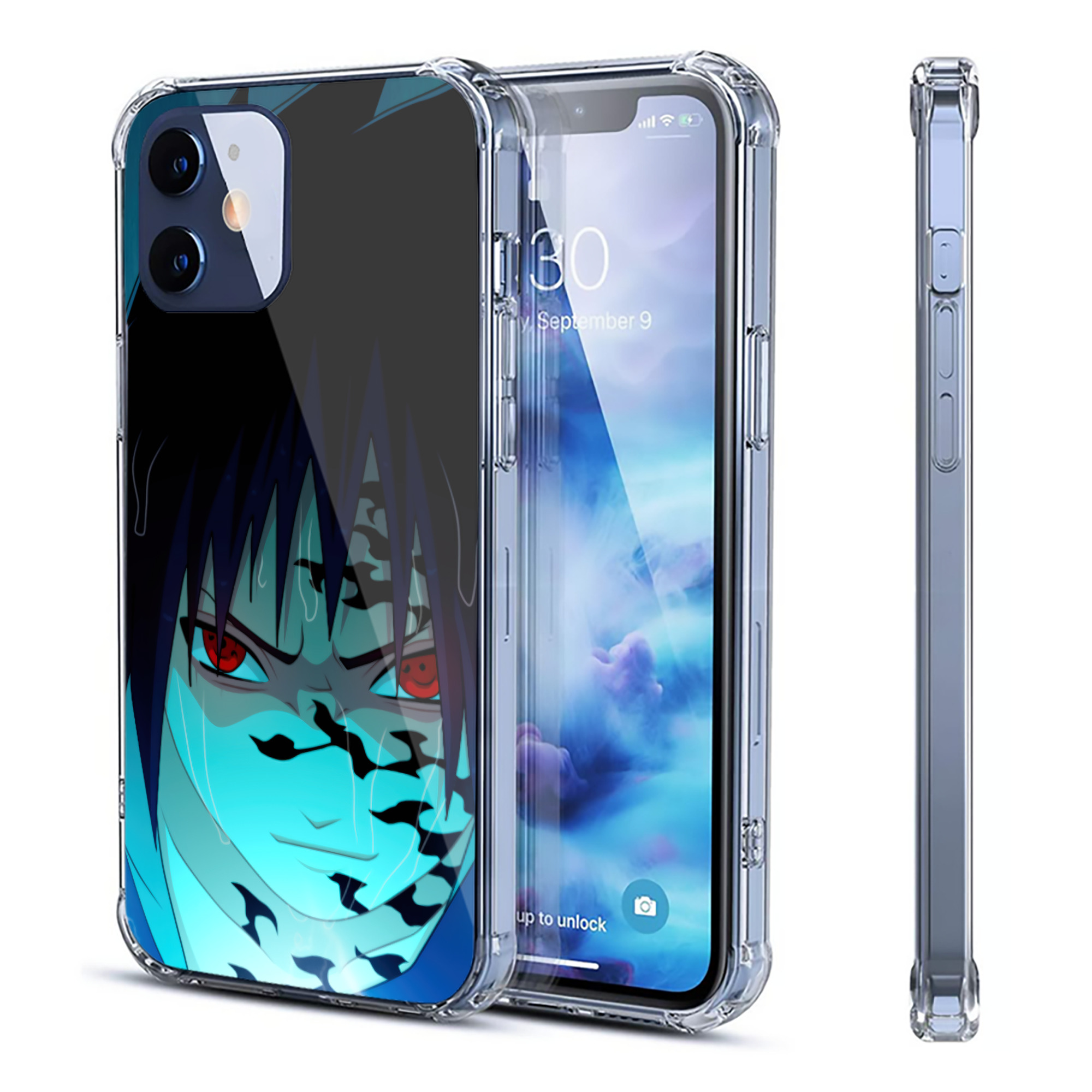 （画像用） NARUTO -ナルト- NARUTO -ナルト- 疾風伝 【iPhone 12シリーズ対応】透明スマホケース（クリアソフトケース）